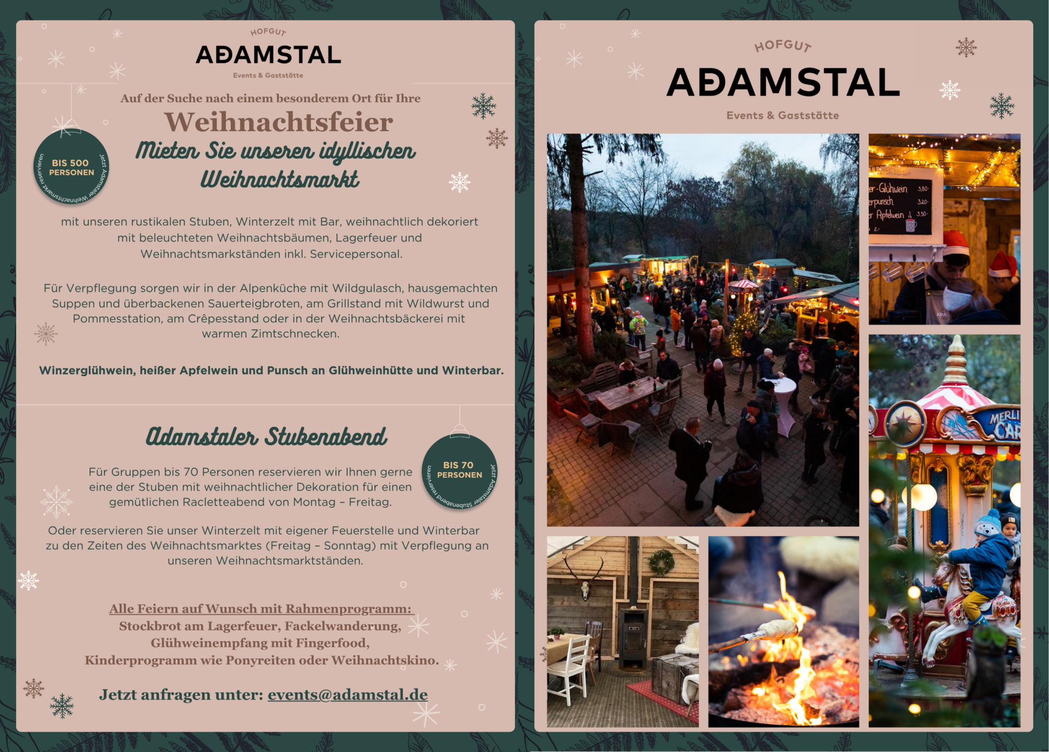 Firmenfeiern im Admastal